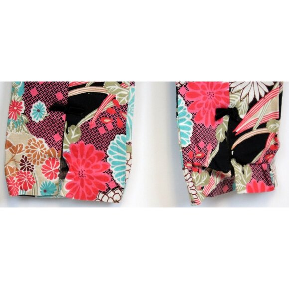 CottonTail Originals 2pc Outfit Shirt Pants Asian Inspired Print Flower 6x Fall - Picture 7 of 13